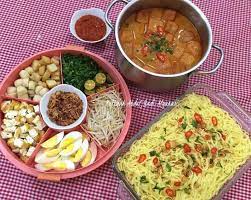 Meleleh air liur tengok gambar menu mi kari ni. Viral Johor Resepi Mee Kari Power Facebook