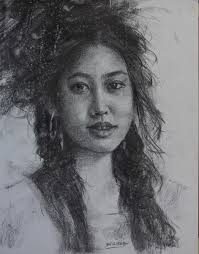 ♡ A charcoal drawing I made ♡