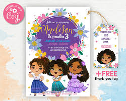 Encanto Birthday invitation