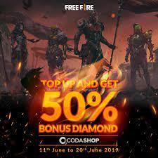 Some accounts will not valid for this redeem code. Codashop Good News To All Free Fire Survivors Get 50 Facebook