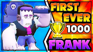 Daily meta of the best recommended brawlers compiled from exclusive discussions by pro players. The World S First 1000 Frank Making History In Brawl Stars Live Trophy Pushing Gameplay Youtube