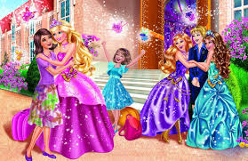 A woman's prince charming is her perfect partner: Download Barbie Princess Charm School Famous Cartoons Wallpaper