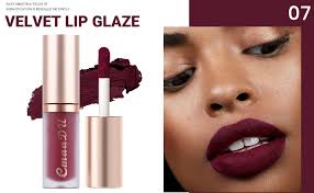 Amazon.com: evpct Juego de 6 lápices labiales líquidos mate de terciopelo  sedoso morado ciruela, para mujer, de larga duración, 24 horas, color  permanente, labiales, mate, larga duración, mate, 24 horas : Belleza