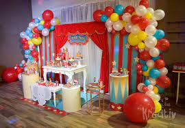 You've decided to throw a carnival theme party, but you don't have to hire a carnival barker to get your guests to attend. Circus Carnival Birthday Party Ideas Photo 1 Of 26 Carnival Themed Party Circus Birthday Party Theme Carnival Birthday Party Theme