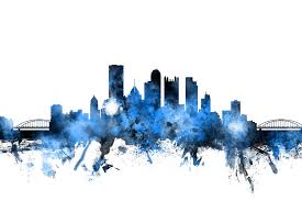5 out of 5 stars. Pittsburgh Pennsylvania Skyline Digital Art By Michael Tompsett