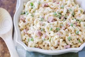 Deli ham in 1 piece. Classic Macaroni Salad Recipe Lil Luna