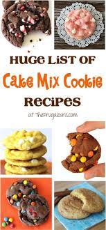 Cake Mix Cookie Recipes From The Frugal Girls Cake Mix Cookie Recipes Cookie Recipes Cake Mix Cookies