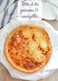 Des Fruits Et Des Legumes Tarte D Ete Poivron Et Courgette Recettes De Cuisine Recette Avec Courgette Cuisine