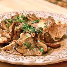 Balsamic Cream Chicken With Mushrooms Recipe Recipe Recipes Chicken Recipes Cooking Recipes