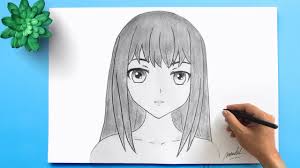 A circle shape is ideal for drawing the anime head. Anime Face Drawing Tutorial How To Draw Anime Girl Face Easy Step By Step Youtube