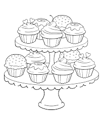 Keep your kids busy doing something fun and creative by printing out free coloring pages. Cupcake Coloring Pages Free Coloring Pages Coloring Library