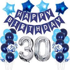 We did not find results for: Buy 30th Birthday Decorations 30th Birthday Party Supplies Kit For Women Men Blue Happy Birthday Banner Number 30 Foil Balloons Latex Confetti Balloons Online In Turkey B08lv7vp96