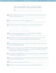 Pre Wedding Consultation Form For Photographers Wedding Questionnaire Wedding Photography Contract Wedding Photography Logo