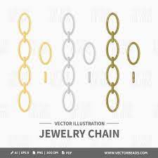 Vector Clipart Of Chains For Drawing Jewellery Instructions Etsy Vector Clipart Clip Art Vector