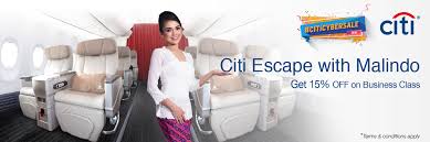 Spend some enjoyable time to go on a holiday after your hard work and grab special price from malindo air travel fair on airpaz.com starting from myr 79. Citi