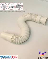 Please note this size assumes there is no dishwasher or garbage disposal installed. Watertec Kitchen Basin Flexible Bottle Trap Uni Trap