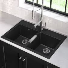 double basin drop in kitchen sink