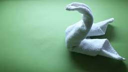 Image result for towel folding swan steps