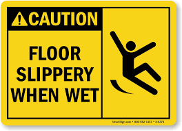 Caution wet floor sign printable. Caution Floor Slippery When Wet Sign