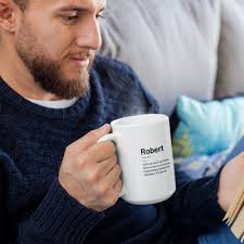 Robert Definition Ceramic Mug 11oz, Sarcastic Robert Mug, Funny Robert Gift,  Personalised Robert Mug, Custom Robert Mug, Funny Gift Robert