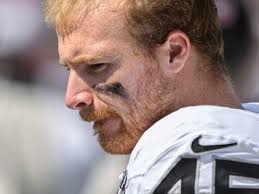 Las Vegas Raiders rookie linebacker Tommy Eichenberg comes off first NFL  start