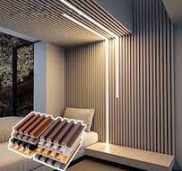 Hollow PVC Wall Panel Interior Decoration Wood 3D Wall Panels Design Indoor  Interior Laminated Wpc Wall Panel