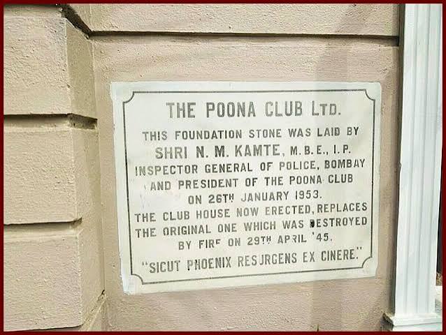 History of Poona Club house