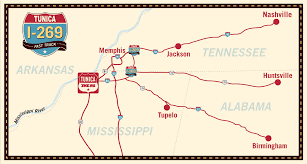 Driving distance = 101 miles. Directions To Tunica Via New I 269 Tunica