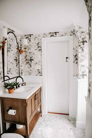 There is a bath to ceiling window beside a deep and luxurious bathtub which. Master Bathroom Remodel Reveal Lynzy Co