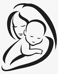 I Love You Mother Png Picture Mother And Child Line Drawing Transparent Png Download Mothers Day Drawings Silhouette Sketch Baby Silhouette