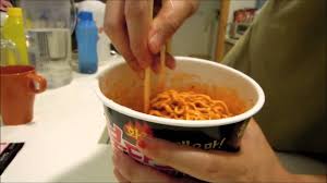 Microwave bowl and water for 3 minutes so the water is really hot. How To Prepare Samyang Spicy Chicken Noodles Youtube
