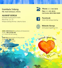 Selanjutnya akan diseleksi kembali oleh yayasan bakti bca. Bulletins Cws Kelapa Gading Faithlife