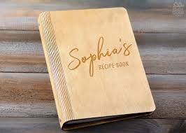 Personalized Recipe Binder Recipe Binder Journal Gift Recipe Book