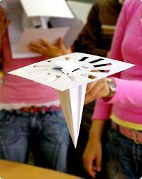 With the regular print paper, cut two strips off the sheet as shown in the picture below. 7 Egg Drop Container Contest Made From Paper Cardboard Ideas Egg Drop Contest Egg Drop Innovative Packaging