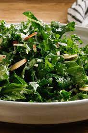 Lemon Garlic Kale Salad Recipe Recipe Easy Salad Recipes Fresh Side Dish Kale Salad Recipes