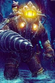 Bioshock 2 Big Daddy Pin De Mike Blake En Games Art 0 Arte De Videojuegos Bioshock Personajes De Videojuegos