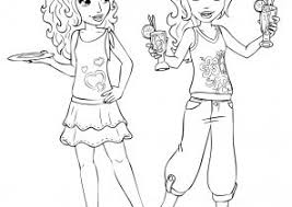 Enjoy the day with stephanie, mia, andrea, emma, and olivia. Lego Friends Coloring Pages Coloring4free Com
