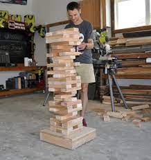 Jenga is a fun game for both adults and kids. How To Make A Diy Giant Jenga Game Diy Pete