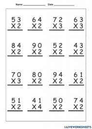 Multiply the bottom numbers (the denominators), 3. Multiply Worksheet For Grade 4