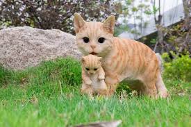 Mom Cat Carrying Kitten In Mouth Orange Tabby 17 In L Animals Cat Mom Animals Cats
