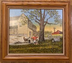 To talk about paintings, and art in general, you need the vocabulary to describe, analyze, and interpret what you're seeing. Sold Price 1980 S H Hargrove Serigraph Painting Framed Signed Builder Boy Dog Country House July 6 0119 8 00 Am Cdt