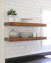 Diy Kitchen Floating Shelves Lessons Learned In 2020 Floating Shelves Kitchen Floating Shelves Diy Kitchen Decor