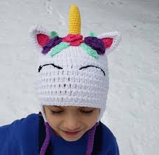 Unicorn Crochet Hats