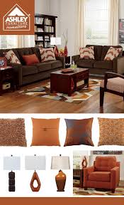Rustic Orange Chocolate Brown Living Room Orange Burnt Orange Living Room Brown Living Room Decor