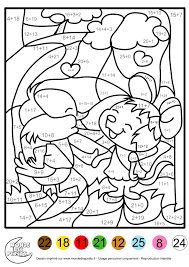 Monde Des Petits Coloriages A Imprimer Coloriage magique addition math tfou. monde des petits coloriages a imprimer