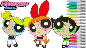 And will have so much fun. Powerpuff Girls Coloring Book Pages Blossom Buttercup Bubbles Rainbow Splash Youtube