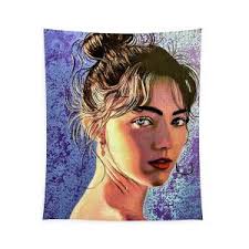 Sara Tapestry by Jose Manuel Abraham