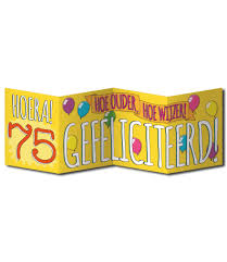 Cadeau 75 Jaar Verras De Jarige Met Een Surprise Card 75 Jaar