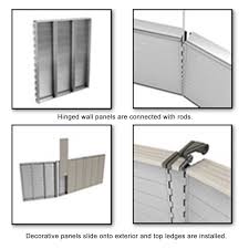Ez Panel Grand 52 Quot Aluminum Above Ground Swimming Pool Swimming Pools Above Ground Swimming Pools Pool Kits