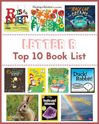 This reading comprehension worksheet is for teaching and learning about the letter . Letter R Top 10 Book List Abc See Hear Do